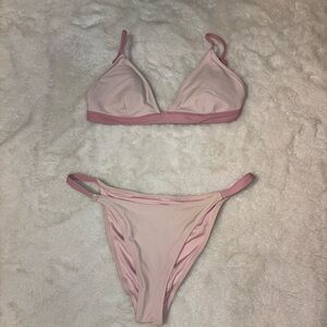 Pink bikini